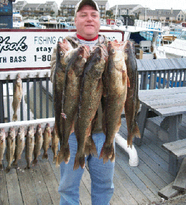 lake erie charter fishng for walleyes